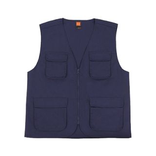 OS Polyester Canvas Zippered Vest 03