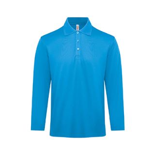 OS Quick Dry CVC Long Sleeve 200gsm Polo Shirt 05