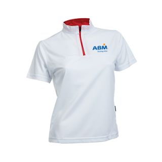 OS Quick Dry Female Microfiber Half-Zip 170gsm Mock Neck Shirt