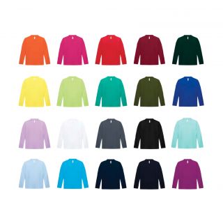 OS Quick Dry Kid Microfiber Eyelet Long Sleeve 160gsm T-Shirt