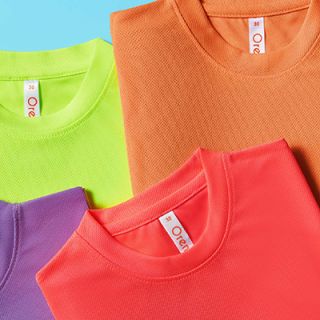 OS Quick Dry Kid Microfiber Eyelet Short Sleeve 160gsm T-Shirt 04