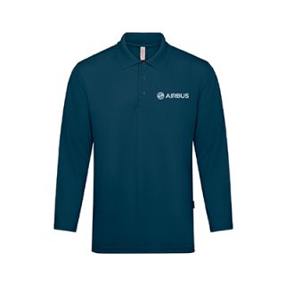 OS Quick Dry Microfiber Eyelet Long Sleeve 160gsm Polo Shirt