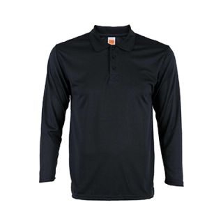 OS Quick Dry Microfiber Eyelet Long Sleeve 160gsm Polo Shirt 07
