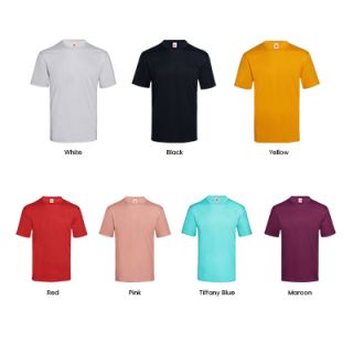 OS Quick Dry Polyester Check Jacquard Antibac 140gsm T-Shirt 03