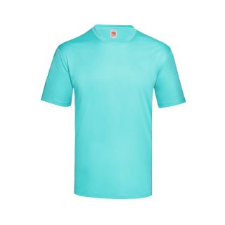 OS Quick Dry Polyester Check Jacquard Antibac 140gsm T-Shirt 09