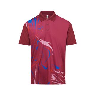 OS Quick Dry Sublimation Mini Eyelet 150gsm Polo Shirt 05