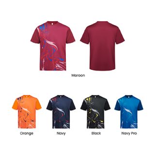 OS Quick Dry Sublimation Mini Eyelet 150gsm T-Shirt 03