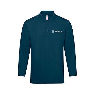 OS Quick Dry Microfiber Eyelet Long Sleeve 160gsm Polo Shirt