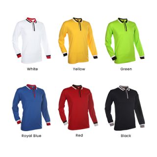 OS Single Jersey TC Long Sleeve 190gsm Polo Shirt
