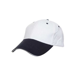 OS Two Tone Baseball Cotton Brush Cap 200g 6 Panel 05