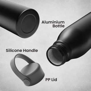 OUTFIT Aluminium Bottle with Handle - 650ml 03