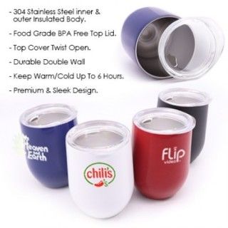 OVA Double Wall Stainless Steel Mug - 350ml 11