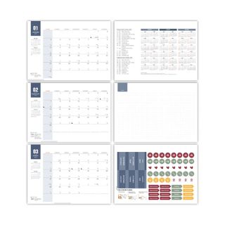 Pioneer Wire-O Desk Calendar 2027 07