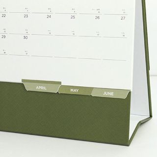 Pioneer Wire-O Desk Calendar 2027 08