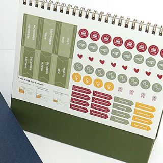 Pioneer Wire-O Desk Calendar 2027 09