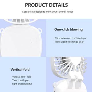 POCKET Foldable Mini Fan with Lanyard - 300mAh 04