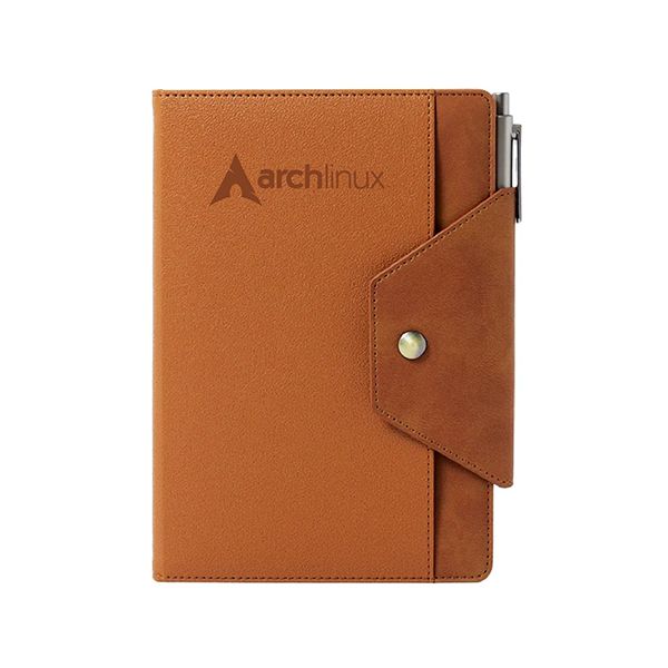 Portico PU Executive Notebook with Pen
