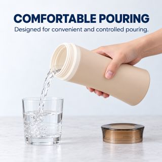 PP Dual Layer Insulated Vacuum Mug - 420ml 05