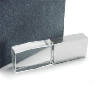 Premium Crystal USB Memory Drive with LED Light - 4GB 02