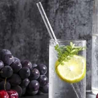Premium Glass Straw (15x220) with Straw Felt Pouch Set 06