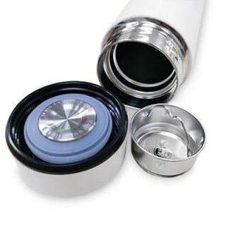 Premium Matt Stainless Steel Vacuum Thermos Flask - 480ml 07