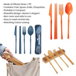 Premium 4-in-1 Colour Cutlery Set 12