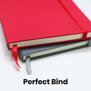 PU Fabric Hard Cover A5 Notebook with Pen Loop 09