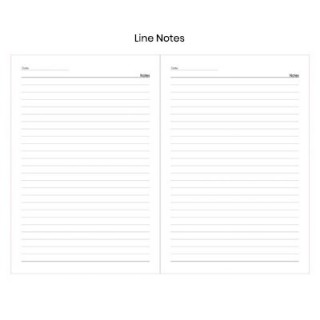 PU Fabric Hard Cover A5 Notebook with Pen Loop 05