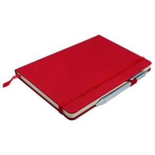 PU Fabric Hard Cover A5 Notebook with Pen Loop 06