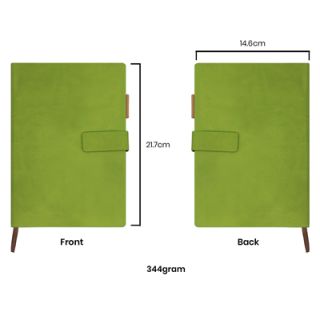 PU Magnetic Hard Case A5 Notebook with Pen Loop 08