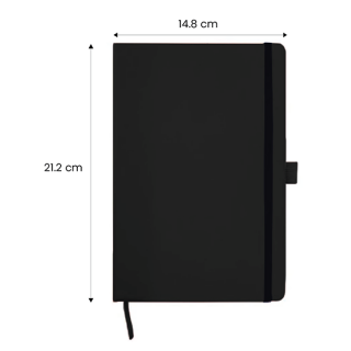 PU Texture A5 Notebook with Pen Loop 07