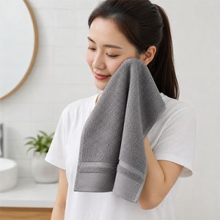 Pure Cotton Towel with Drawstring Pouch 2 (740x340) - 100g 02