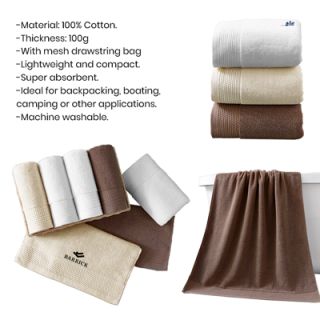Pure Cotton Towel with Drawstring Pouch 3 (740x340) - 100g 09