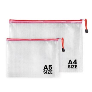 PVC Transparent Netting Pouch - A4 Size 06