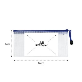 PVC Transparent Netting Pouch - A6 Size 08