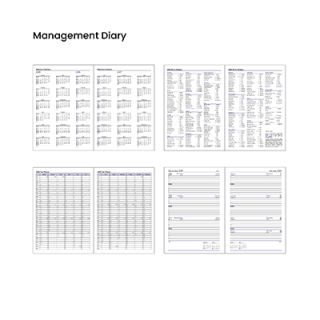 Q7 Leatherette Management Diary 05