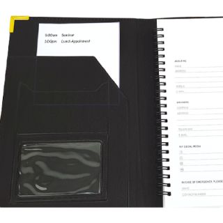 Quality PVC Texture Executive Log Book 04