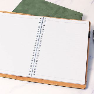 Quilt PU Executive Notebook - A5 Size 10