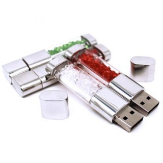 Rhinestone Crystal USB Flash Drive - 8GB 04