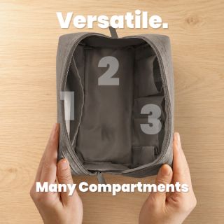 rPET Organizer Tech Toiletry Travel Pouch 03