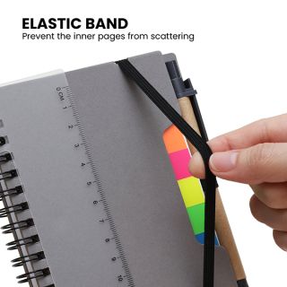 RULER Eco-Notebook Pen with Strap 06