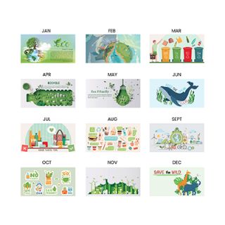 Save Our Planet Desk Calendar 2026 04