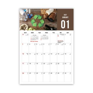 Save Our Planet Wire-O Desk Calendar 2027 03