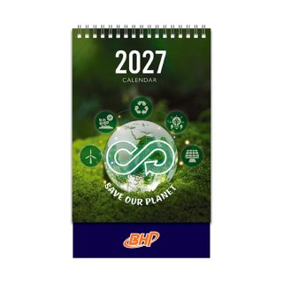 Save Our Planet Wire-O Desk Calendar 2027 01
