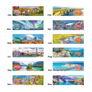 Scenic Escape Calendar 2026 03