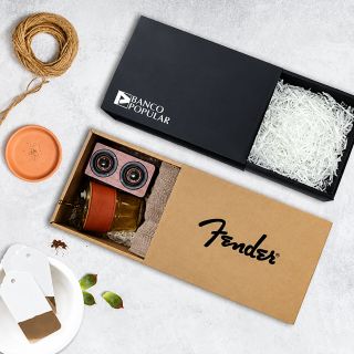Slide Gift Box with Shredded Paper