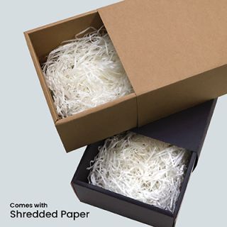 Slide Gift Box with Shredded Paper 03
