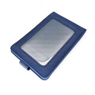 Smooth PU ID Holder Flip Open Wallet 08
