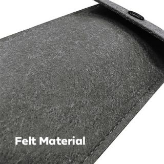 Snap Closure Felt Pouch 03