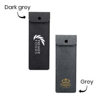 Snap Closure Felt Pouch 04